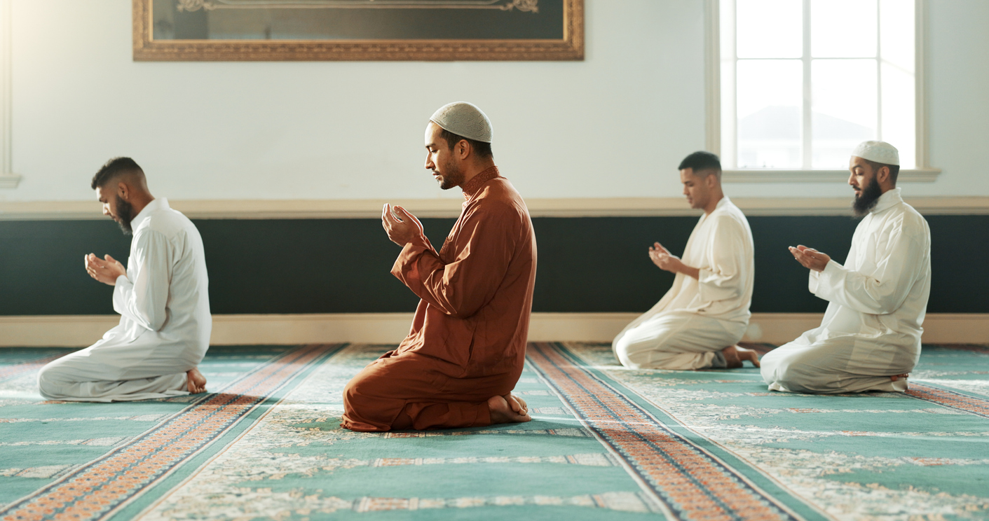 Eid al-Adha celebration at mosque